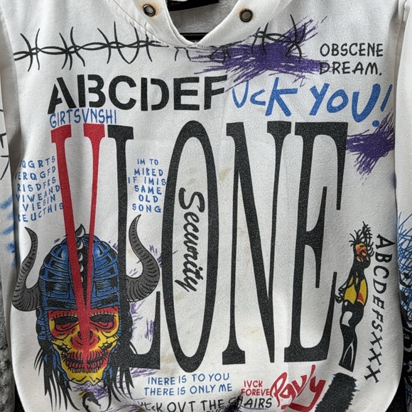 VLONE‎ Hoodie Pullover Men’s Sz Medium - Picture 3 of 6